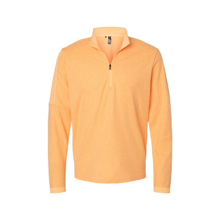 Adidas 3 Stripes Quarter-Zip Pullover - SIG