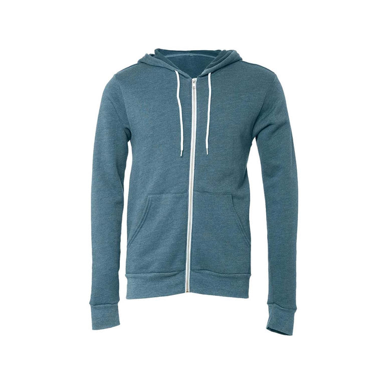 Bella + Canvas Full Zip Hoodie - ThreeFlow