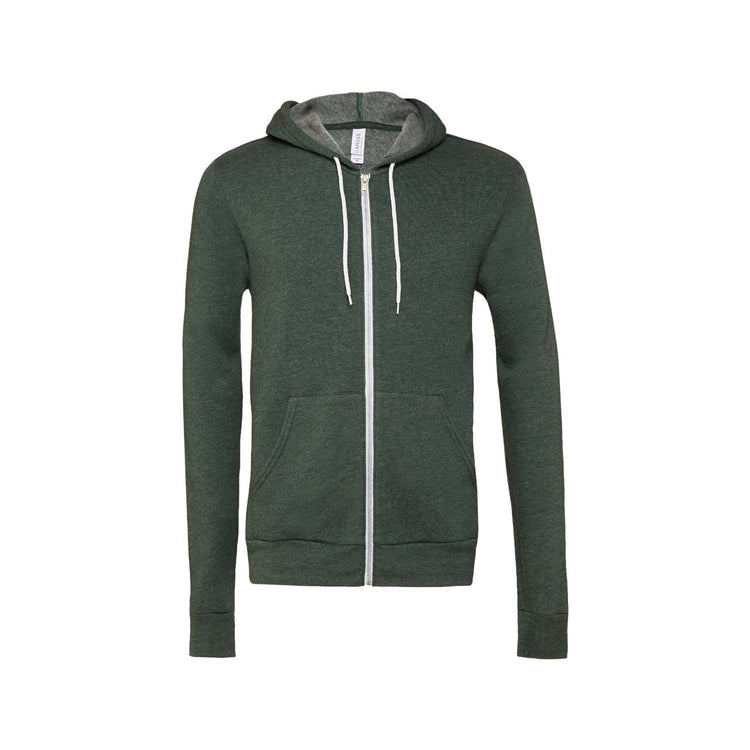 Bella + Canvas Full Zip Hoodie - ThreeFlow