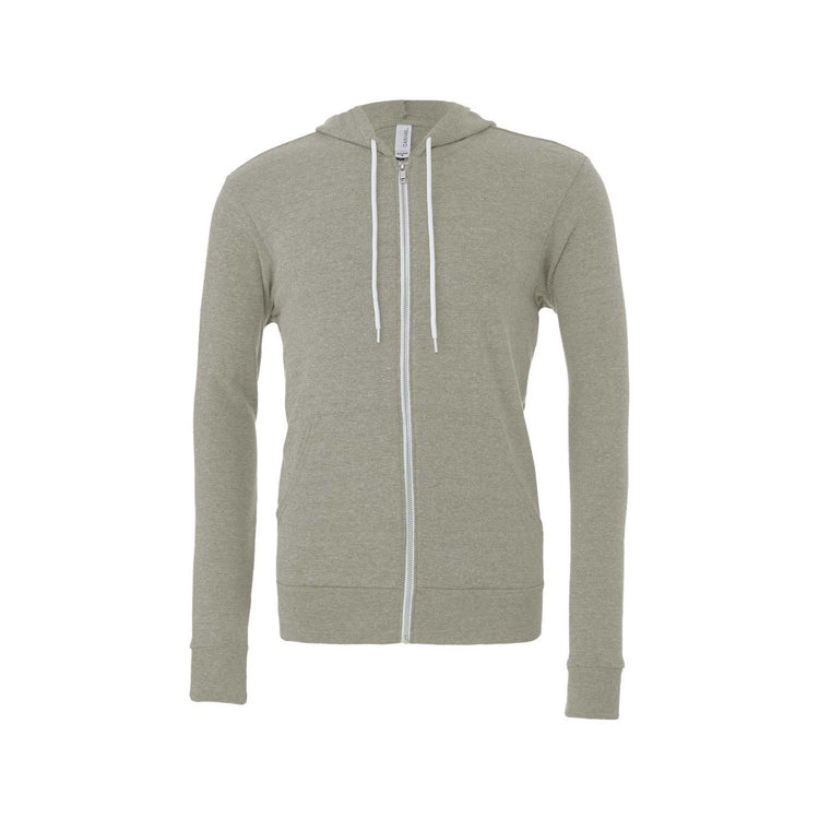 Bella + Canvas Full Zip Hoodie - ThreeFlow