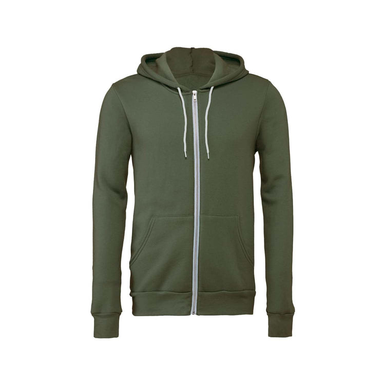 Bella + Canvas Full Zip Hoodie - ThreeFlow