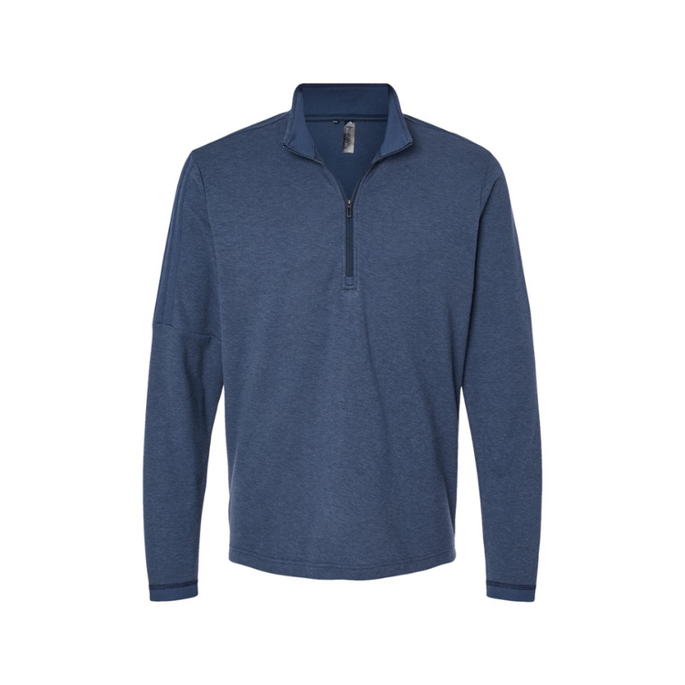 Adidas 3 Stripes Quarter-Zip Pullover - SIG