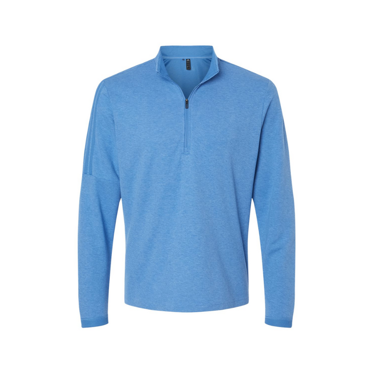 Adidas 3 Stripes Quarter-Zip Pullover - SIG
