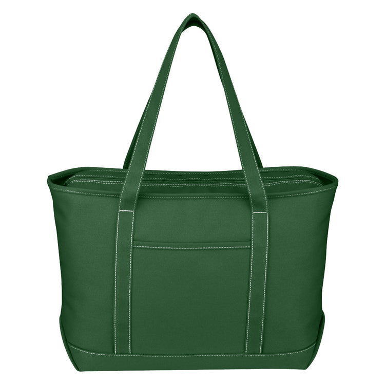 Large Cotton Canvas Yacht Tote - MetroGreenscape