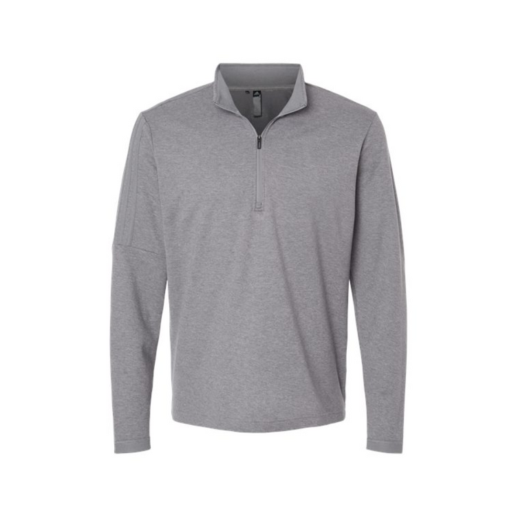 Adidas 3 Stripes Quarter-Zip Pullover - SIG