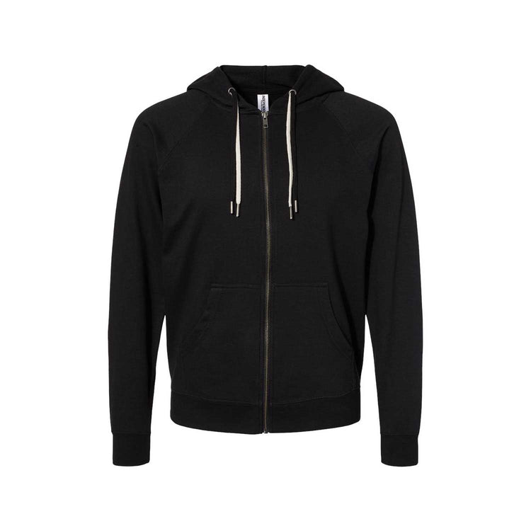 Independent Trading Co Lightweight Full-Zip Hoodie - HF0