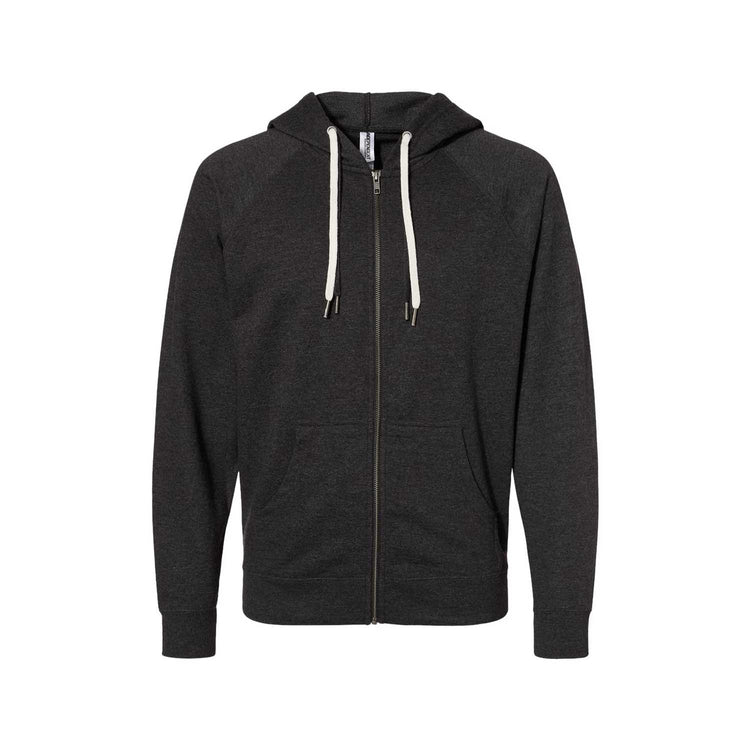 Independent Trading Co Lightweight Full-Zip Hoodie - HF0