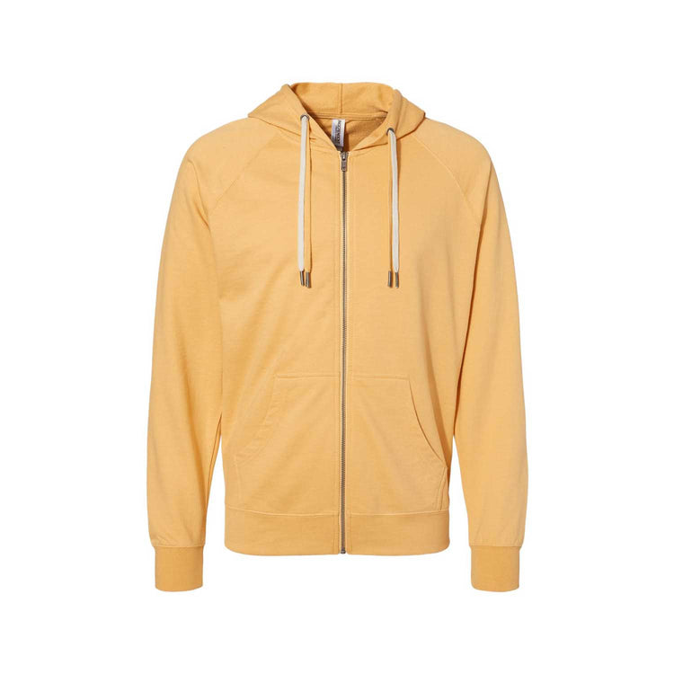 Independent Trading Co Lightweight Full-Zip Hoodie - HF0