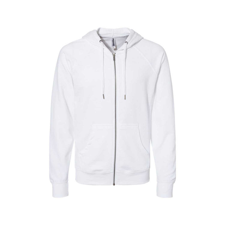Independent Trading Co Lightweight Full-Zip Hoodie - HF0