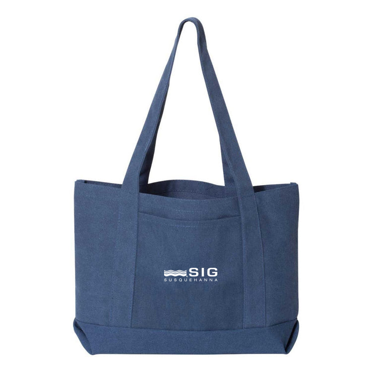 Pigment-Dyed Premium Canvas Tote - SIG