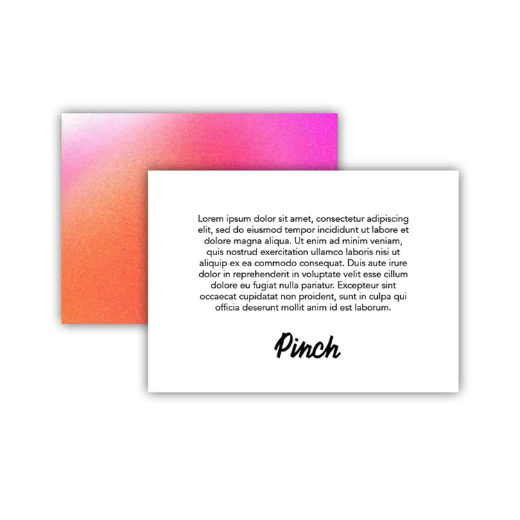 Custom Card - Pinch