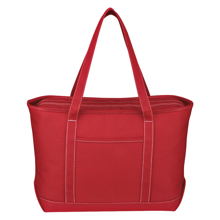 Large Cotton Canvas Yacht Tote - MetroGreenscape