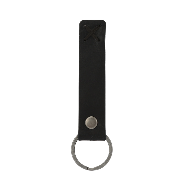BAILEY Leather Riveted Keychain