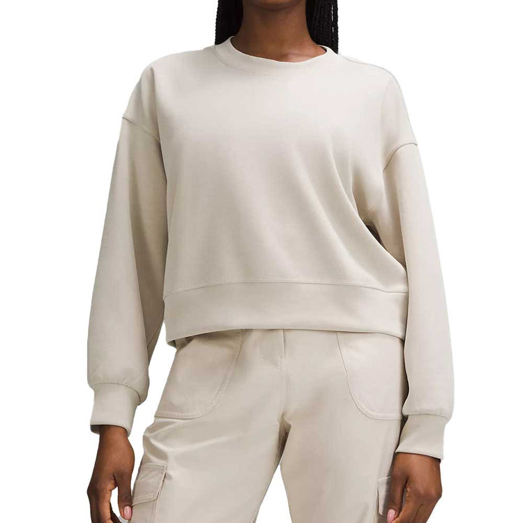 Lululemon Softstreme Cropped Crewneck - SIG