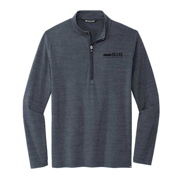 TravisMathew Crestview Quarter-Zip Pullover - SIG