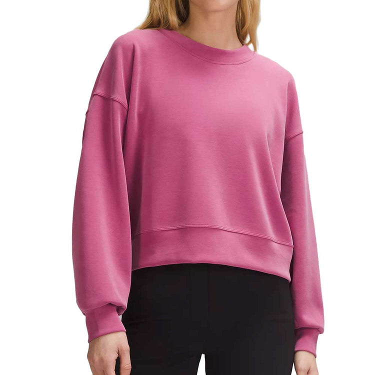 Lululemon Softstreme Cropped Crewneck - SIG