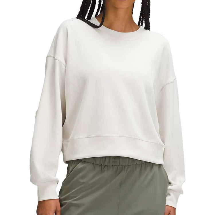 Lululemon Softstreme Cropped Crewneck - SIG