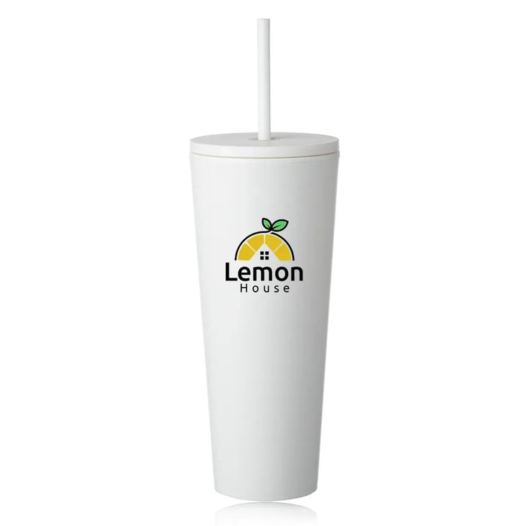 24 oz. Kenai Plastic Tumblers with Straw