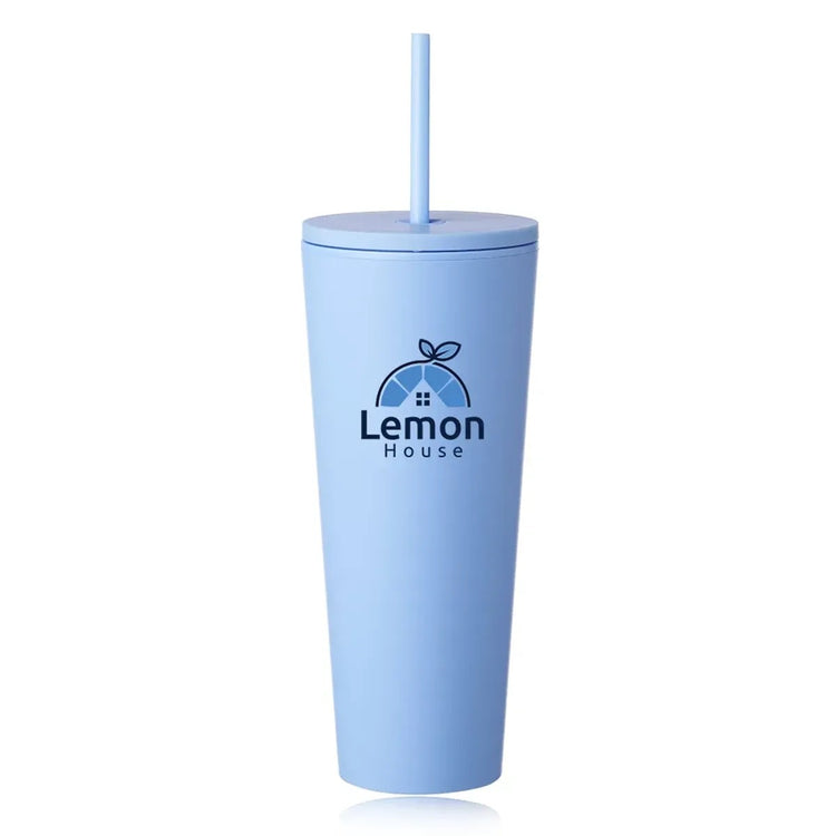 24 oz. Kenai Plastic Tumblers with Straw