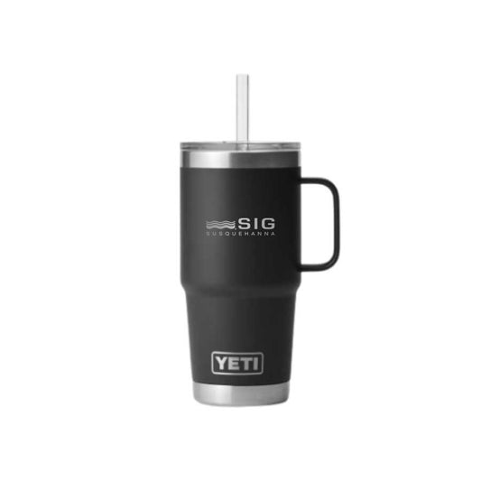 Yeti 25oz Rambler Straw Tumbler - SIG