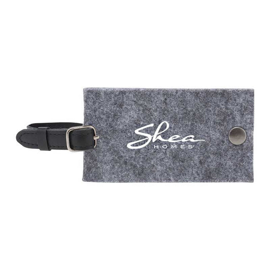 Recycled Felt Luggage Tag - Shea Homes