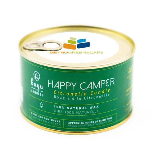 Happy Camper Citronella Candle - MetroGreenscape