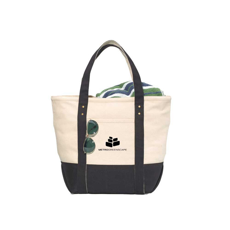 Seaside Zippered Tote - MetroGreenscape