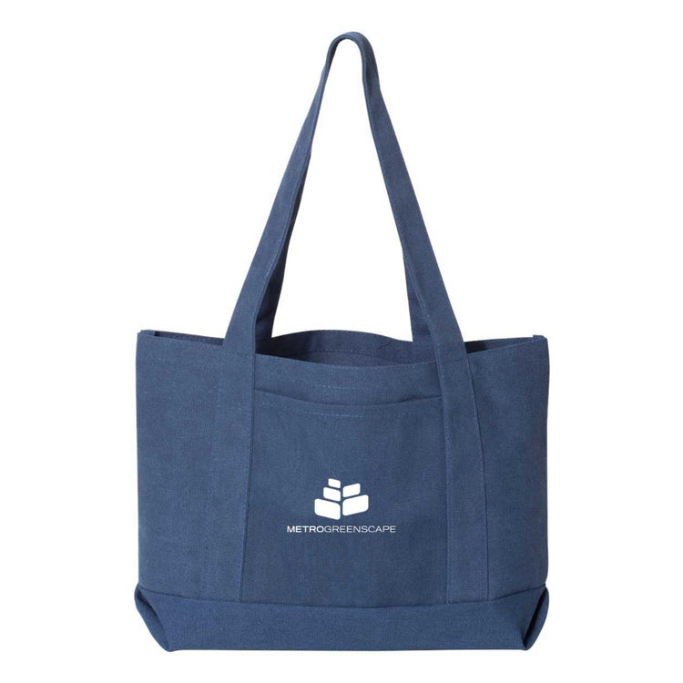 Pigment-Dyed Premium Canvas Tote - MetroGreenscape